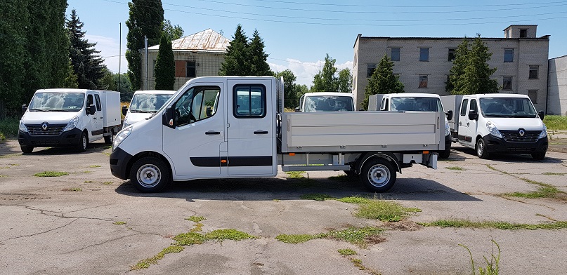 ZSO Gruzovye avtomobili na baze shassi Renault Master 3