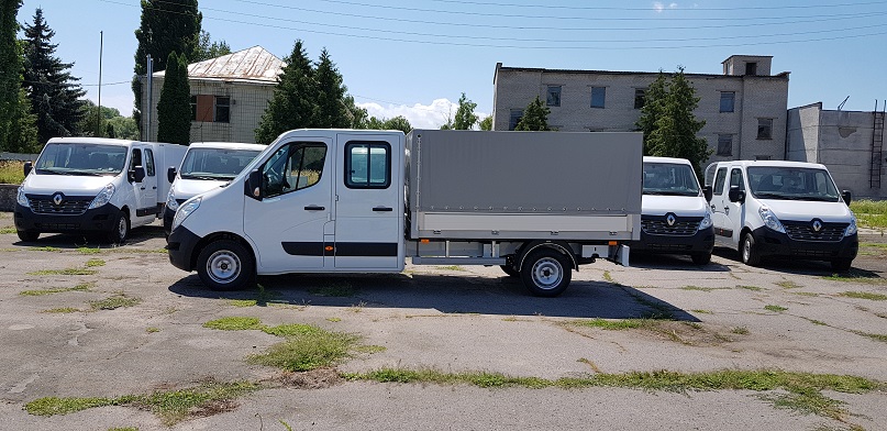 ZSO Gruzovye avtomobili na baze shassi Renault Master 5