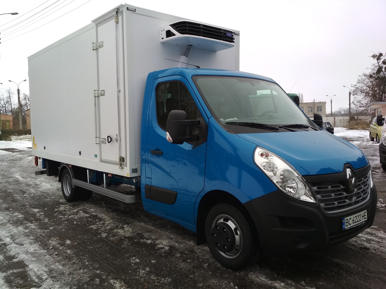 ZSO Renault Master s refrijeratornym furgonom i gidrobortom 3